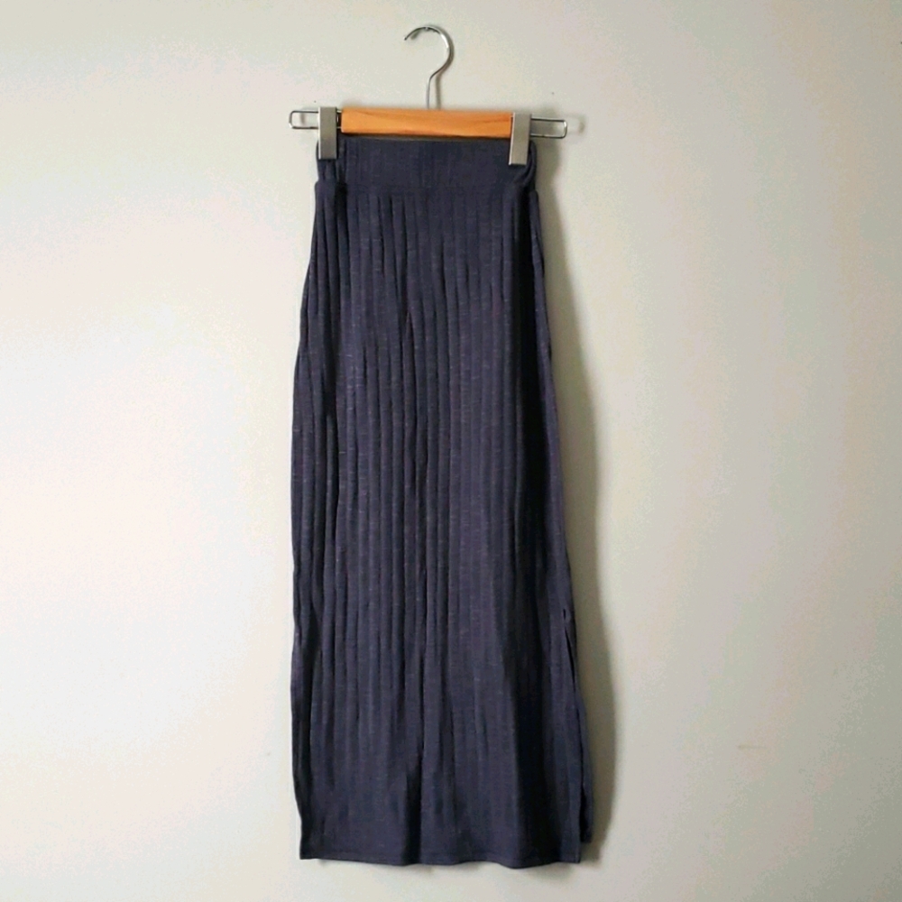 Wilfred free midi high waisted skirt